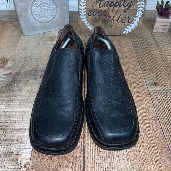 BED STU-Grunge Black Pebbled Leather Loafer Slip On Shoe Men's - Picture 4 of 10
